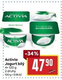 Bílý jogurt Activia Danone