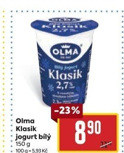 Bílý jogurt Klasik Olma