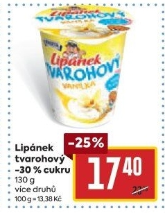Dezert Lipánek tvarohový Madeta