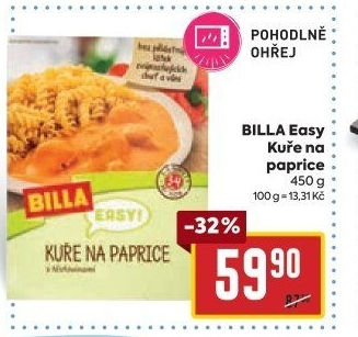 Kuře na paprice Easy Billa