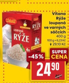 Rýže loupaná dlouhozrnná Vitana