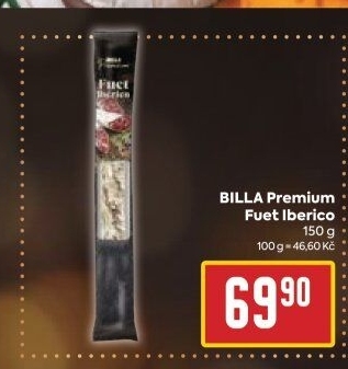 Salám Fuet Iberico Premium Billa