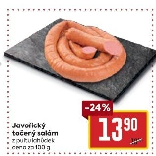 Salám javořický točený