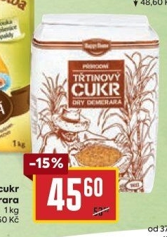 Třtinový cukr Dry Demerara HappyHome