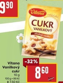 Vanilkový cukr Vitana