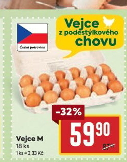 Vejce z podestýlky M