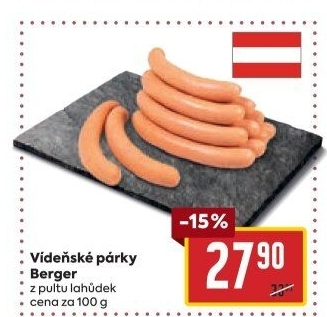 Vídeňské párky Berger