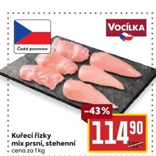 Kuřecí řízky mix Vocílka