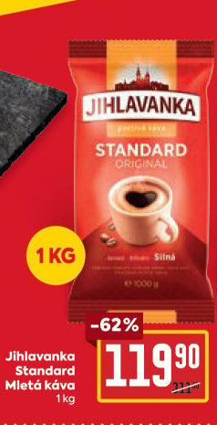 Mletá káva Standard Jihlavanka