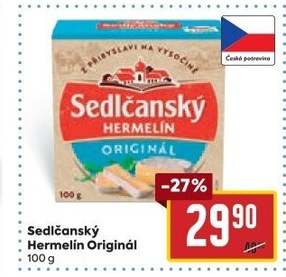 Sýr Hermelín Sedlčanský