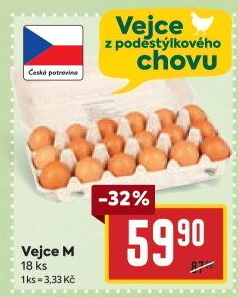 Vejce z podestýlky M