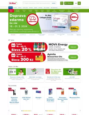 akční leták Dr. Max 20.3.2024-26.3.2024