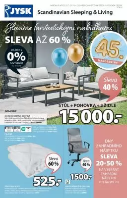 akční leták Jysk 20.3.2024-16.4.2024
