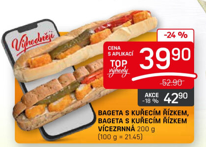 Obložená bageta