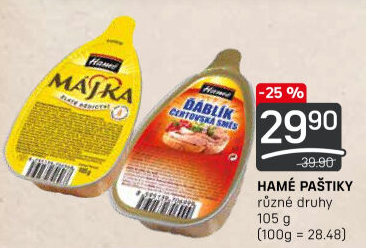 Paštiky Hamé