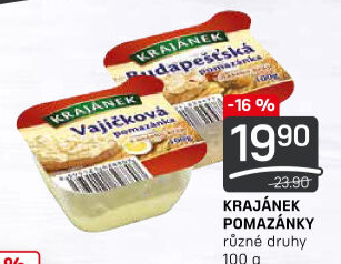 Pomazánky Krajánek