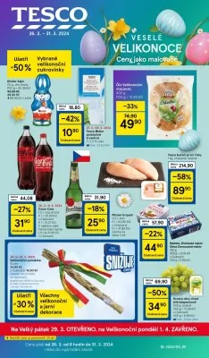 akční leták Tesco 26.3.2024-31.3.2024