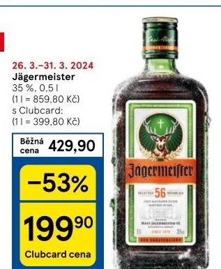 Bylinný likér Jägermeister