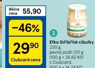 Cibulky stříbřité Efko