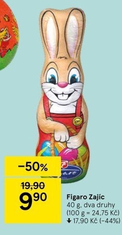 Čokoládový zajíc Figaro