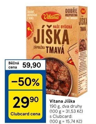Jíška hotová Vitana