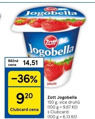 Jogurt Jogobella Zott