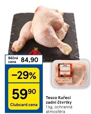 Kuřecí čtvrtky Tesco