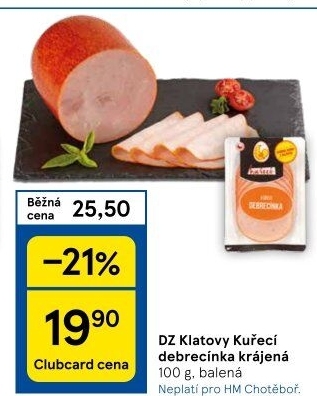 Kuřecí debrecínka DZ Klatovy