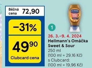 Omáčky Hellmann'