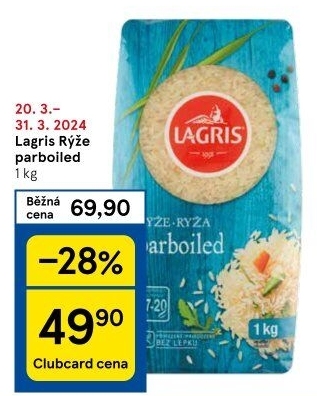 Rýže parboiled Lagris