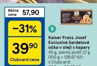 Sardel očka Exclusive Franz Josef Kaiser