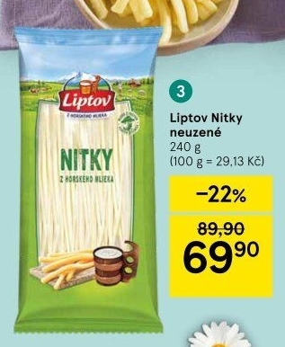 Sýr nitky Liptov