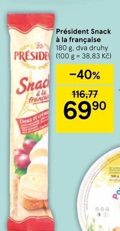 Sýr Snack Président