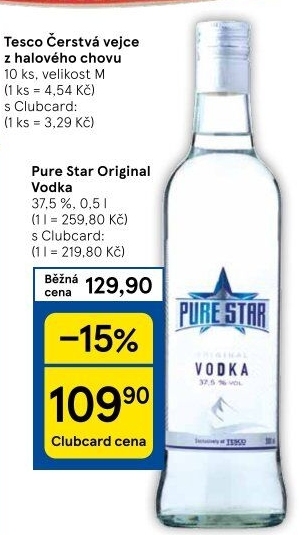 Vodka Pure Star