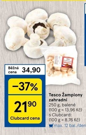 Žampiony zahradní Tesco