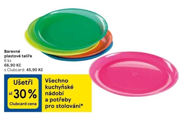 Plastový talíř