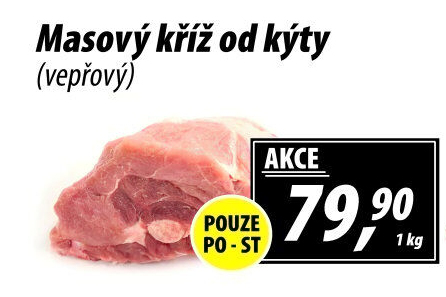 Masový kříž od kýty vepřový