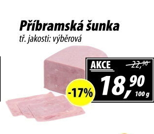 Šunka výběrová příbramská