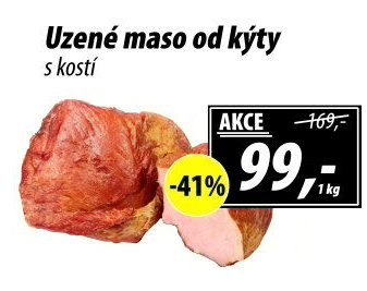 Uzené maso od kýty s kostí