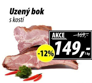 Uzený bok s kostí