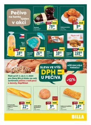 akční leták BILLA 27.3.2024-2.4.2024