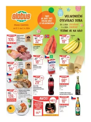 akční leták Globus 27.3.2024-2.4.2024