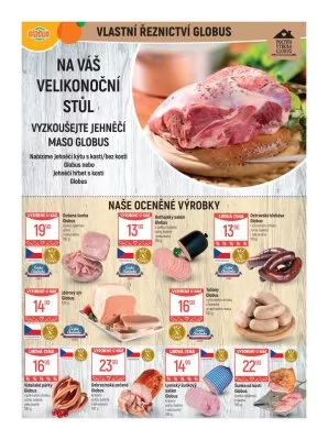 akční leták Globus 27.3.2024-2.4.2024