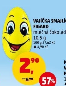Čokoládové vajíčko Figaro