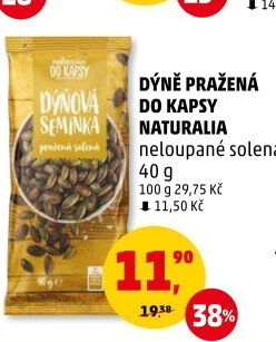 Dýňová semínka pražená Naturalia