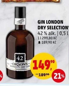 Gin London Dry Orson´s