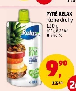 Kapsička ovocné pyré Relax