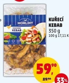Kuřecí kebab Morliny