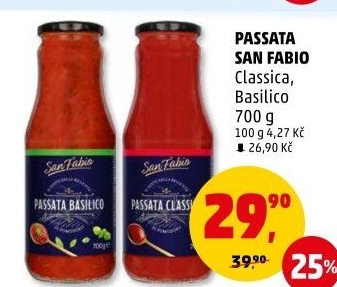 Rajčata pasírovaná Passata San Fabio