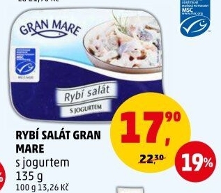 Salát rybí s jogurtem Gran Mare